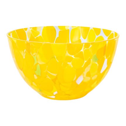 Swirl skål gul