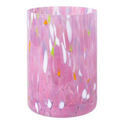Swirl lykt/vase rosa