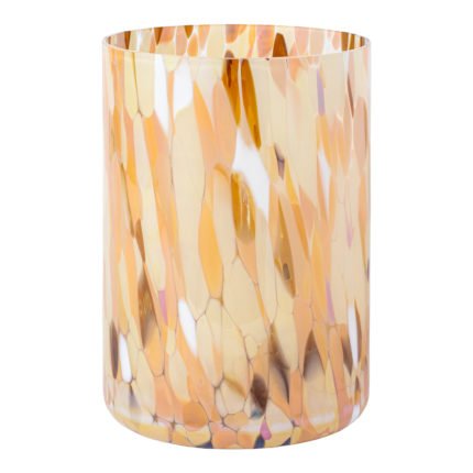 Swirl lykt/vase brun