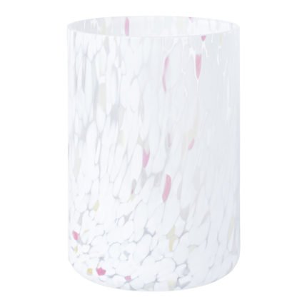 Swirl lykt/vase hvit