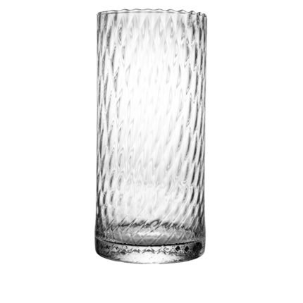 Harlekin vase smal høy lys topaz
