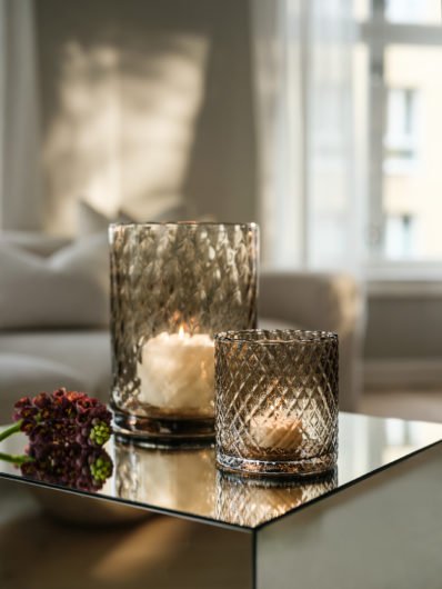 Harlekin lykt/vase medium lys topaz - Bilde 2