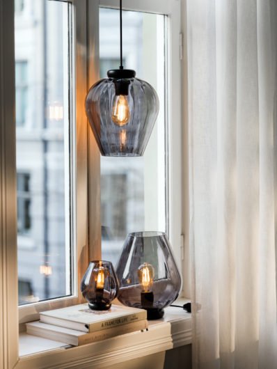 Rocks XO pendellampe liten koks m/stikk, bryter og krok - Bilde 2